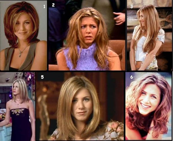  love and adore Rachel Green's style and haircuts in all the seasons